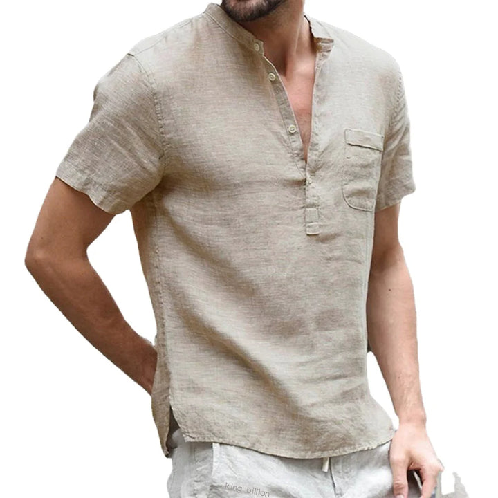 Men's Cotton-Linen T-Shirt