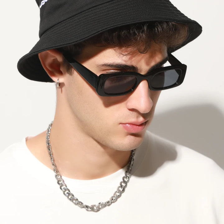 Retro Rectangle Sunglasses