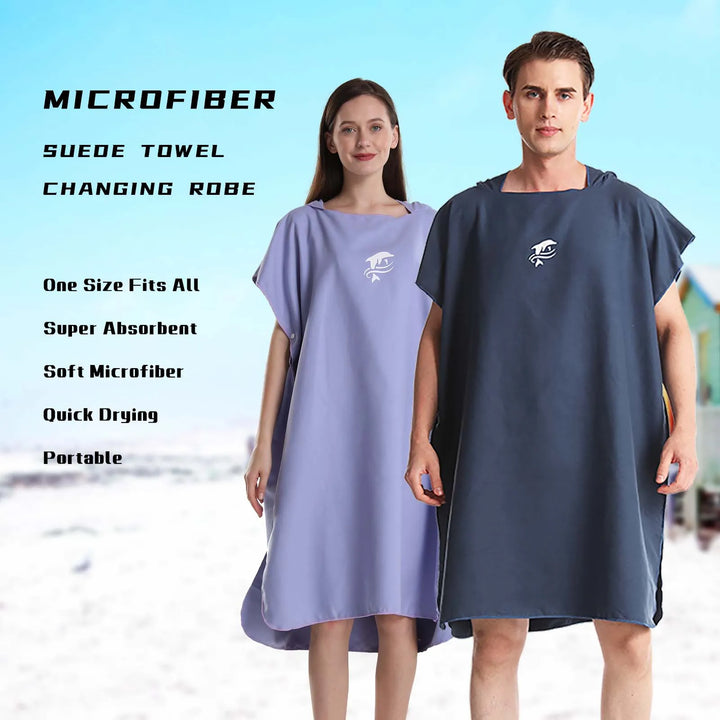 Unisex Surf Poncho Robe